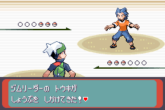 トウキとのジム戦