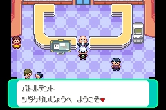 シダケのテントの受付