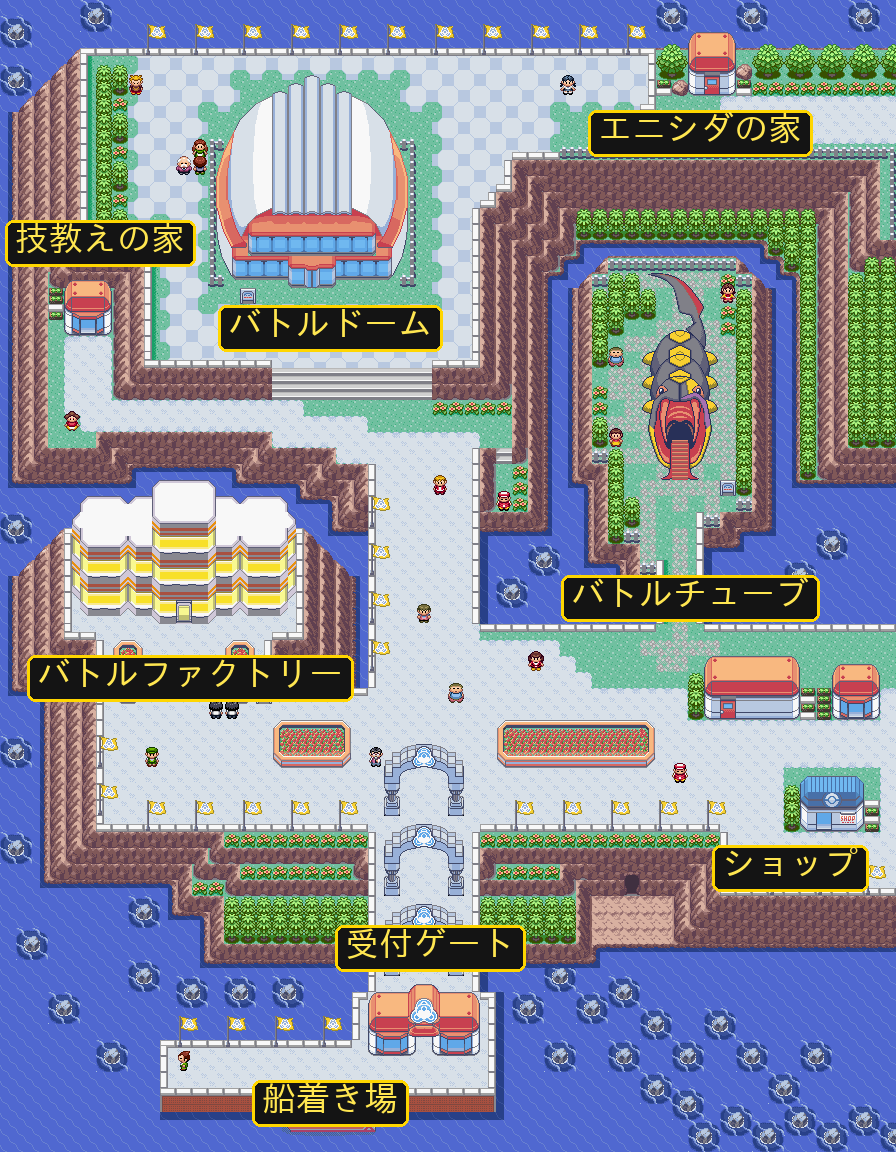 フロンティア 西がわ（施設名つき）