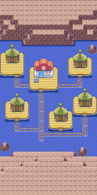 キナギタウンの地図