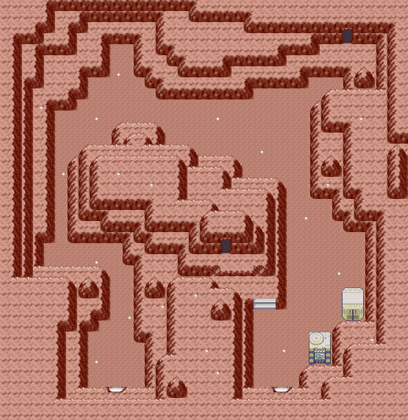 マグマ団アジトの地図