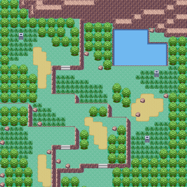 サファリゾーン 北西の地図