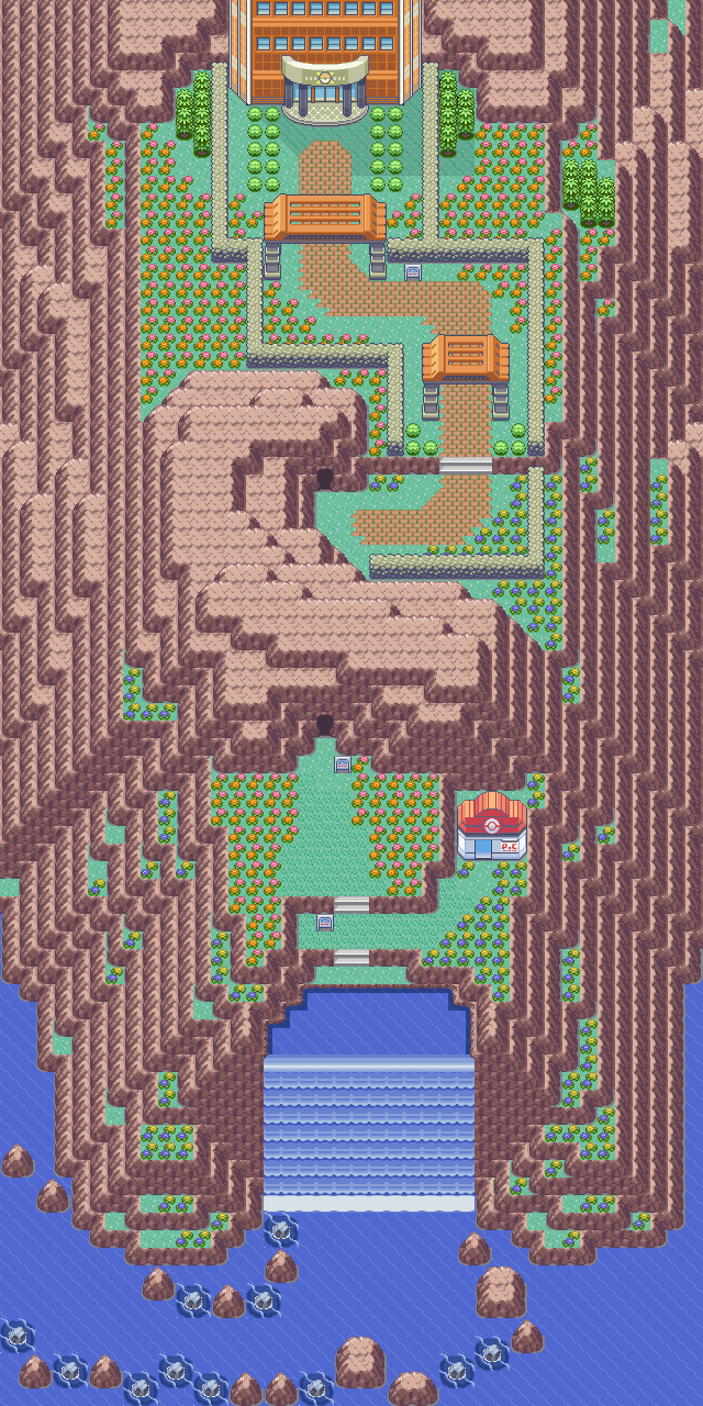サイユウシティの地図