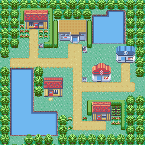 トウカシティの地図