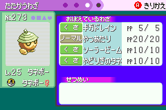 つかまえたタネボーの技