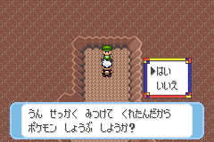 持ち主にしょうぶを申しこまれる