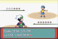 1人とのシングルバトル