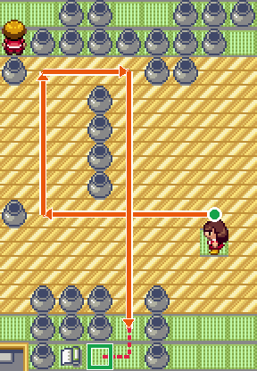 すべる向き: ← ↑ → ↓