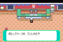 ポロックケースをもらう