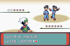 フウとランとのバトル