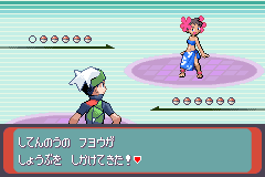 フヨウとのバトル
